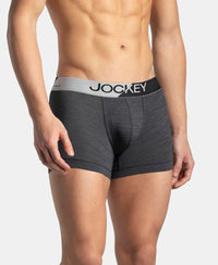 Microfiber Mesh Elastane Stretch Performance Trunk with StayDry Technology - Black