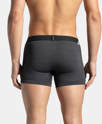 Microfiber Mesh Elastane Stretch Performance Trunk with StayDry Technology - Black