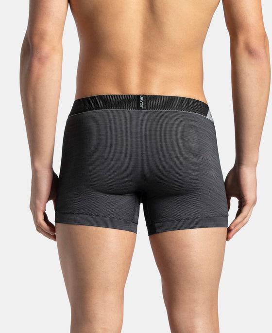 Microfiber Mesh Elastane Stretch Performance Trunk with StayDry Technology - Black