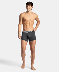 Microfiber Mesh Elastane Stretch Performance Trunk with StayDry Technology - Black