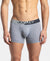 Microfiber Mesh Elastane Stretch Performance Trunk with StayDry Technology - Mid Grey