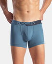 Microfiber Mesh Elastane Stretch Performance Trunk with StayDry Technology - Move Blue