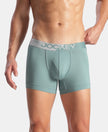 Microfiber Mesh Elastane Stretch Performance Trunk with StayDry Technology - New Burg Green