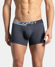 Microfiber Mesh Elastane Stretch Performance Trunk with StayDry Technology - True Navy