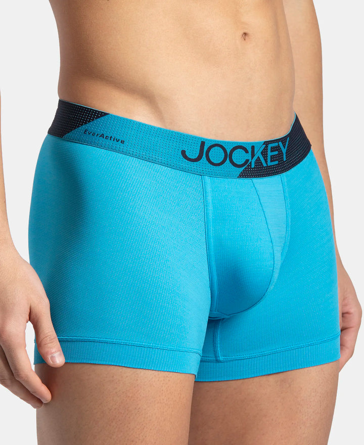 Microfiber Mesh Elastane Stretch Performance Trunk with StayDry Technology - Tropical Sea