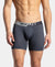 Microfiber Mesh Elastane Stretch Performance Boxer Brief with StayDry Technology - True Navy