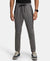 Microfiber Elastane Stretch Jogger with Zipper Pockets and StayDry Treatment - Black Grindle-1