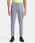 Microfiber Elastane Stretch Jogger with Zipper Pockets and StayDry Treatment - CP Grey