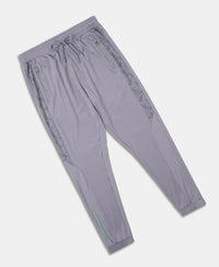 Microfiber Elastane Stretch Jogger with Zipper Pockets and StayDry Treatment - CP Grey