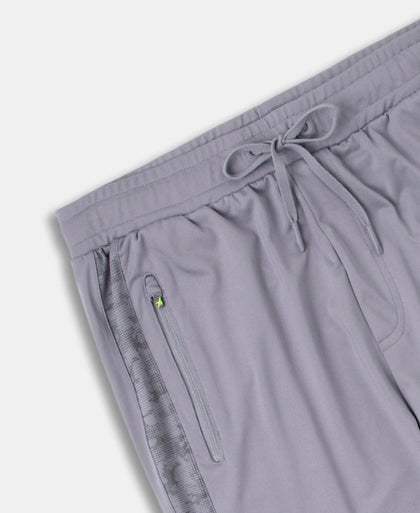 Microfiber Elastane Stretch Jogger with Zipper Pockets and StayDry Treatment - CP Grey