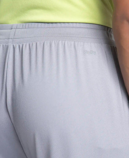 Microfiber Elastane Stretch Jogger with Zipper Pockets and StayDry Treatment - CP Grey