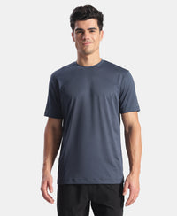 Microfiber Fabric Round Neck Half Sleeve Tshirt with Breathable Mesh - Spellbound