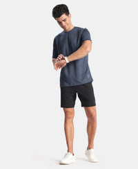 Microfiber Fabric Round Neck Half Sleeve Tshirt with Breathable Mesh - Spellbound