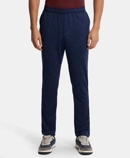 Lightweight Microfiber Trackpant with Zipper Pockets and StayFresh Treatment - Insignia Blue-1