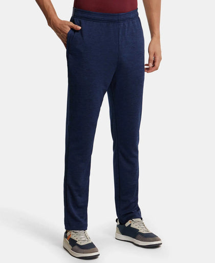 Lightweight Microfiber Trackpant with Zipper Pockets and StayFresh Treatment - Insignia Blue-2