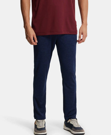 Lightweight Microfiber Trackpant with Zipper Pockets and StayFresh Treatment - Insignia Blue-5