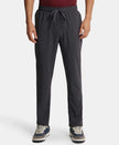Recycled Microfiber Elastane Stretch Trackpant with Zipper Pockets and StayFresh Treatment - Graphite-1