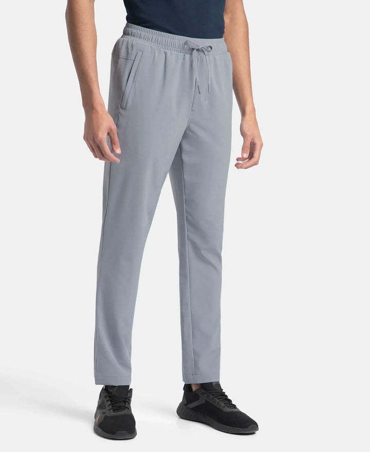 Recycled Microfiber Elastane Stretch Trackpant with Zipper Pockets and StayFresh Treatment - Weathervane