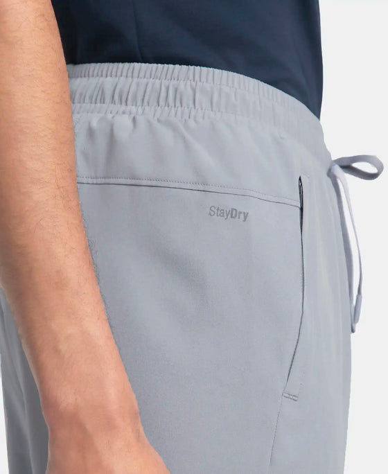 Recycled Microfiber Elastane Stretch Trackpant with Zipper Pockets and StayFresh Treatment - Weathervane