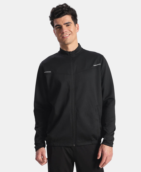 Microfiber Fabric Jacket with StayFresh Treatment - Black