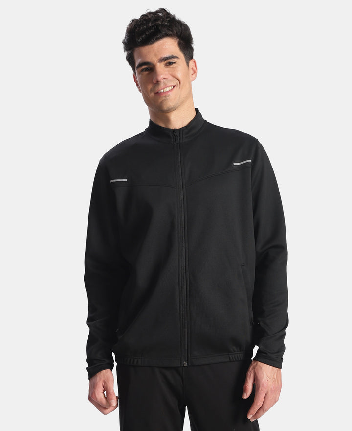 Microfiber Fabric Jacket with StayFresh Treatment - Black