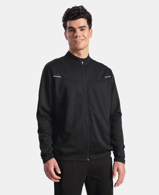 Microfiber Fabric Jacket with StayFresh Treatment - Black