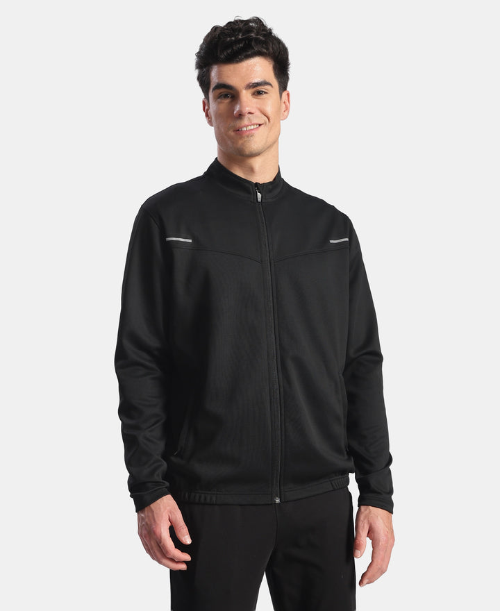 Microfiber Fabric Jacket with StayFresh Treatment - Black