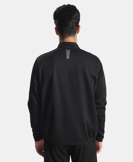 Microfiber Fabric Jacket with StayFresh Treatment - Black