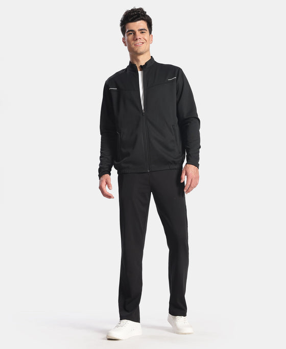 Microfiber Fabric Jacket with StayFresh Treatment - Black