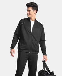 Microfiber Fabric Jacket with StayFresh Treatment - Black