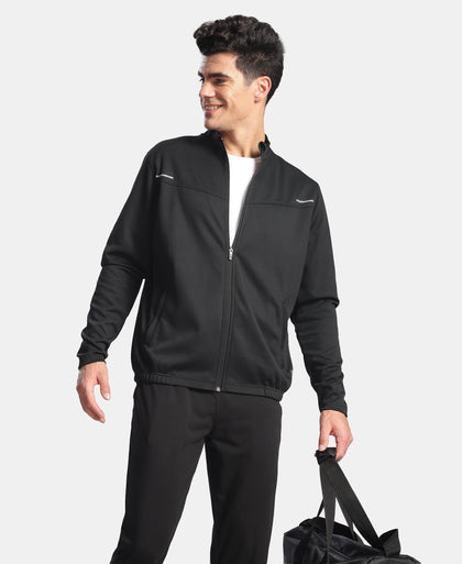 Microfiber Fabric Jacket with StayFresh Treatment - Black