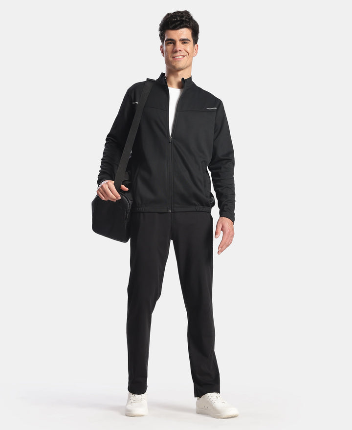 Microfiber Fabric Jacket with StayFresh Treatment - Black