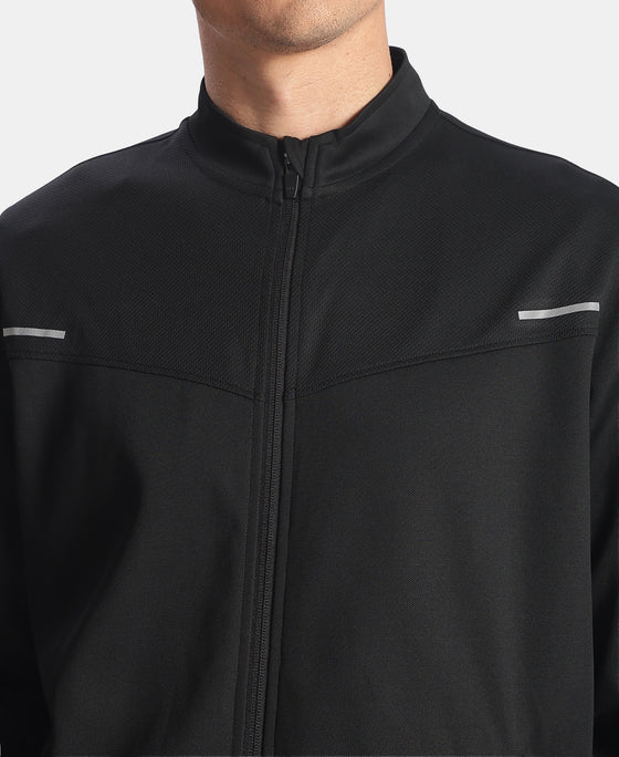 Microfiber Fabric Jacket with StayFresh Treatment - Black