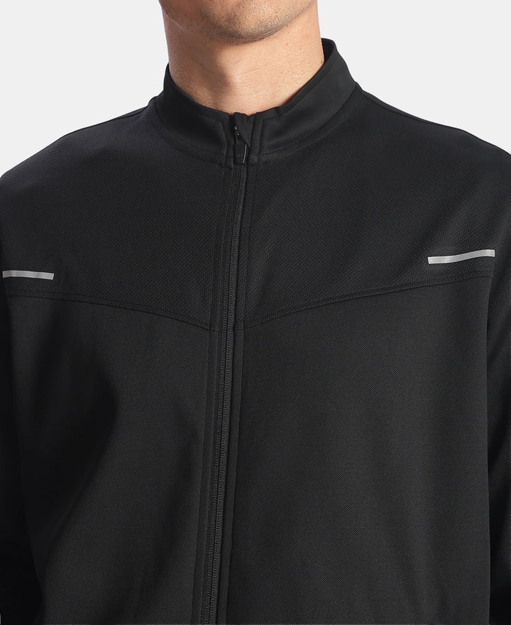 Microfiber Fabric Jacket with StayFresh Treatment - Black