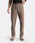 Recycled Microfiber Elastane Stretch Cargo Trackpant with StayFresh Treatment - Dark Khaki