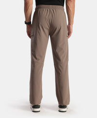 Recycled Microfiber Elastane Stretch Cargo Trackpant with StayFresh Treatment - Dark Khaki