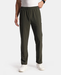 Recycled Microfiber Elastane Stretch Cargo Trackpant with StayFresh Treatment - Olive