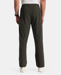 Recycled Microfiber Elastane Stretch Cargo Trackpant with StayFresh Treatment - Olive