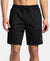 Recycled Microfiber Straight Fit Shorts with StayFresh Treatment - Black & Green