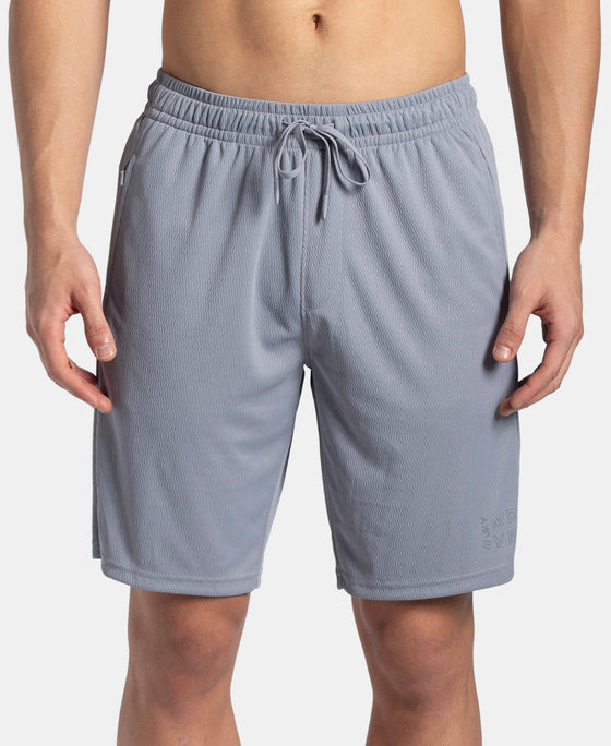 Lightweight and Breathable Microfiber Shorts with StayFresh Treatment - Grey