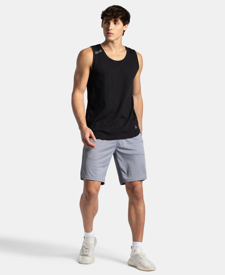 Lightweight and Breathable Microfiber Shorts with StayFresh Treatment - Grey