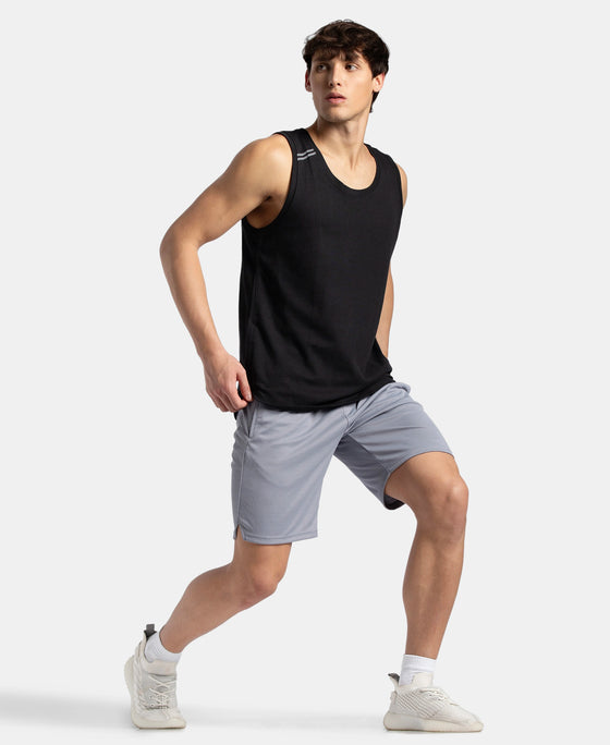 Lightweight and Breathable Microfiber Shorts with StayFresh Treatment - Grey