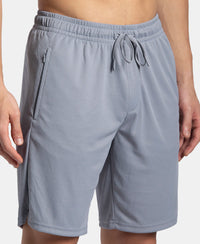 Lightweight and Breathable Microfiber Shorts with StayFresh Treatment - Grey