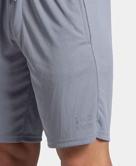Lightweight and Breathable Microfiber Shorts with StayFresh Treatment - Grey
