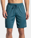 Lightweight and Breathable Microfiber Shorts with StayFresh Treatment - Indian Teal