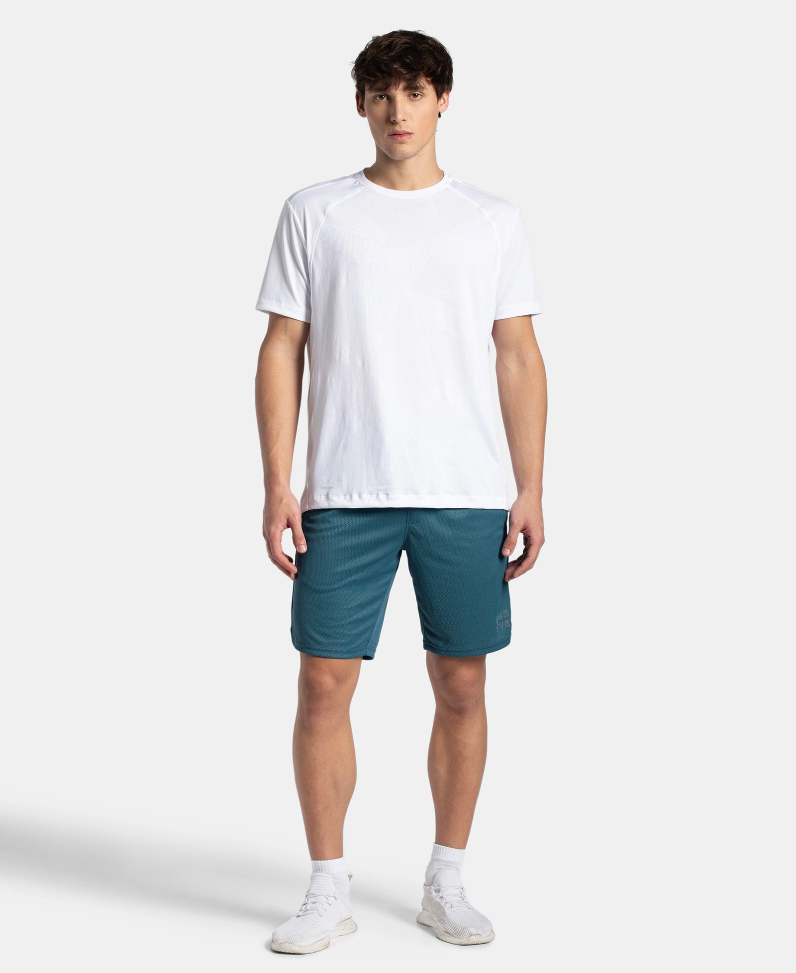 Lightweight and Breathable Microfiber Shorts with StayFresh Treatment - Indian Teal