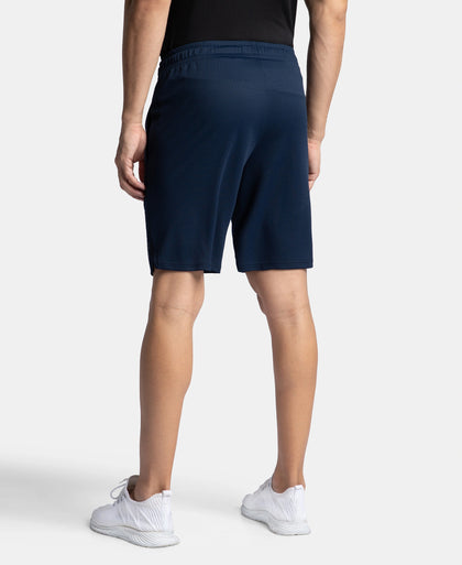Lightweight and Breathable Microfiber Shorts with StayFresh Treatment - Navy