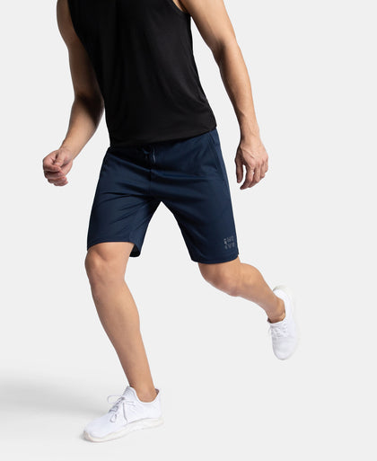Lightweight and Breathable Microfiber Shorts with StayFresh Treatment - Navy