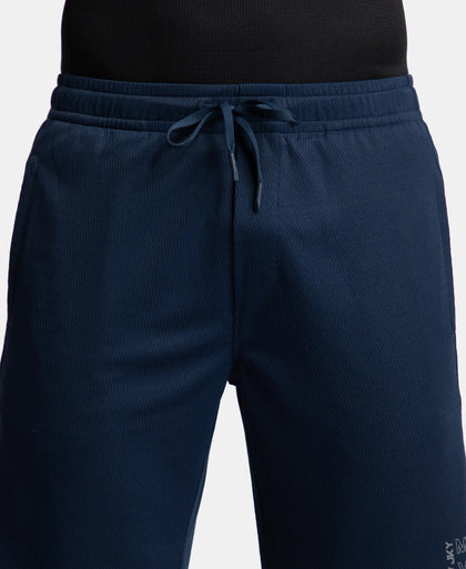 Lightweight and Breathable Microfiber Shorts with StayFresh Treatment - Navy