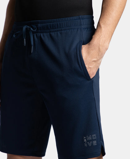 Lightweight and Breathable Microfiber Shorts with StayFresh Treatment - Navy